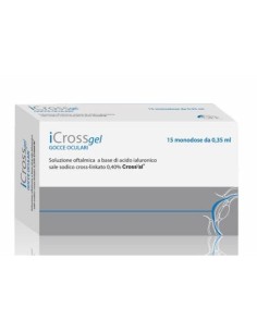 iCrossgel Soluzione Oftalmica Protezione Corneale 15 Flaconcini Monodose